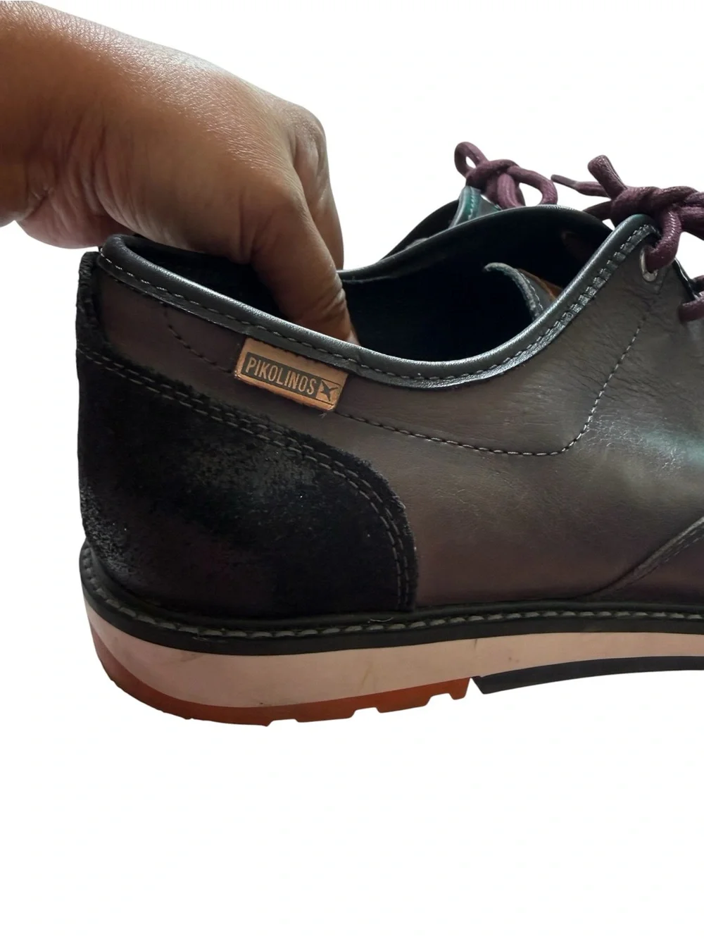 Pikolinos Glasgow Oxford Shoes Brown Leather Mens Eu Size 46 U.S Size 13